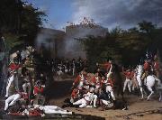 Robert Home The Death of Colonel Moorhouse at the Storming of the Pettah Gate of Bangalore oil painting reproduction